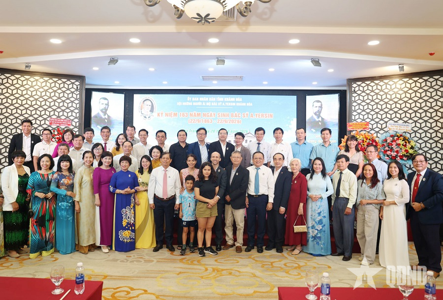 Khánh Hòa kỷ niệm 163 năm Ngày sinh bác sĩ Alexandre Yersin